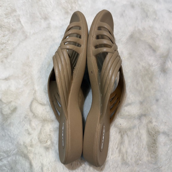 OKABASHI Venice women’s slide sandals size medium in chai (tan) - Picture 3 of 6